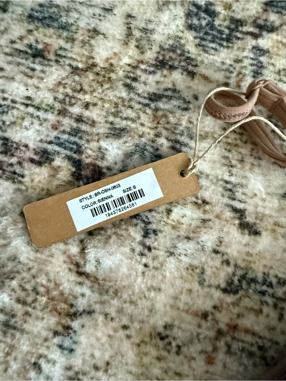 SKIMS Asymmetric One-Shoulder Bandeau Bra in Tan - Picture 3 of 5
